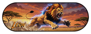 LEON graphic printed on your choice of deck box colors. 